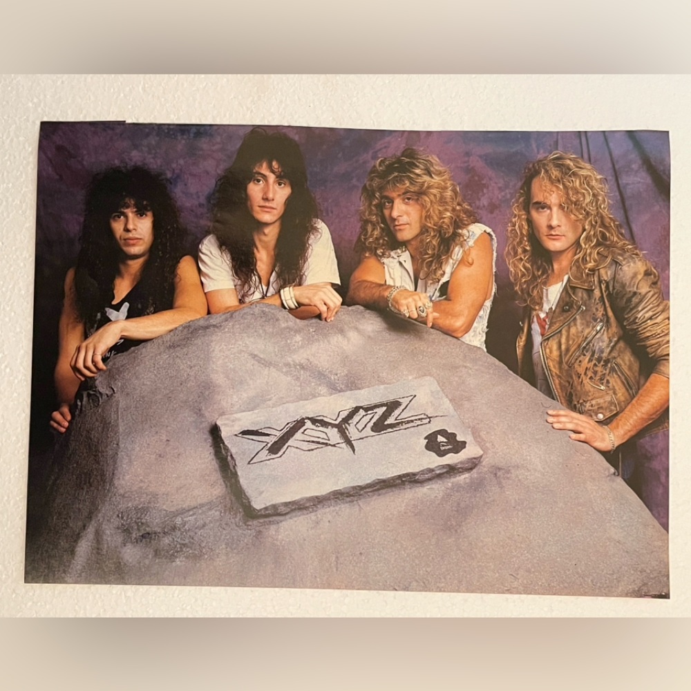 Vintage Rock Band Pinup of XYZ
